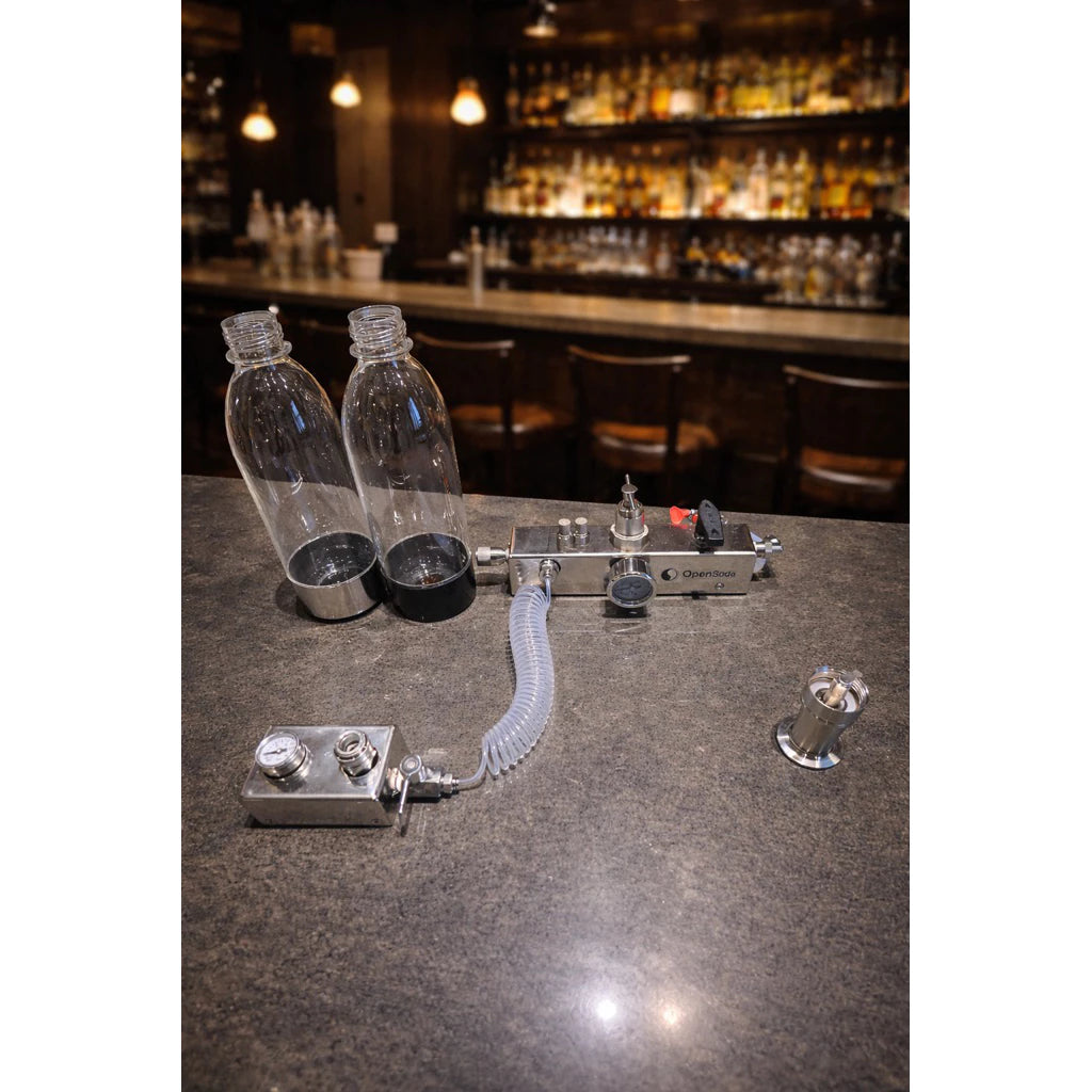 Free Shipping CO₂ & Nitrogen Dual-Gas Professional Carbonation System Rapid Micro-Adjustment | High-Pressure Microbubble Technology Stainless Steel SUS304 | Adjustable Pressure Premium Carbonation System for Bar & Foodservice Use