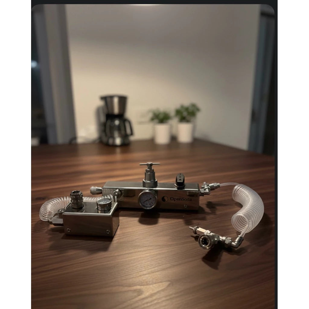 Free Shipping CO₂ & Nitrogen Dual-Gas Professional Carbonation System Rapid Micro-Adjustment | High-Pressure Microbubble Technology Stainless Steel SUS304 | Adjustable Pressure Premium Carbonation System for Bar & Foodservice Use