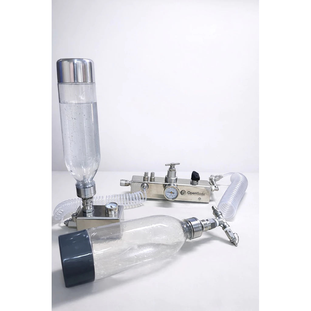 Free Shipping CO₂ & Nitrogen Dual-Gas Professional Carbonation System Rapid Micro-Adjustment | High-Pressure Microbubble Technology Stainless Steel SUS304 | Adjustable Pressure Premium Carbonation System for Bar & Foodservice Use