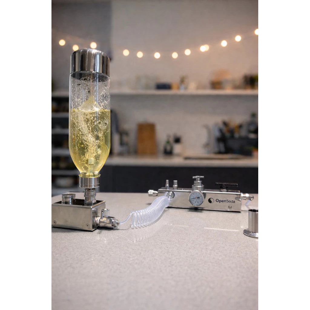 Free Shipping CO₂ & Nitrogen Dual-Gas Professional Carbonation System Rapid Micro-Adjustment | High-Pressure Microbubble Technology Stainless Steel SUS304 | Adjustable Pressure Premium Carbonation System for Bar & Foodservice Use